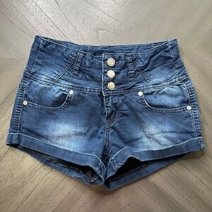 High waisted Denim Shorts
